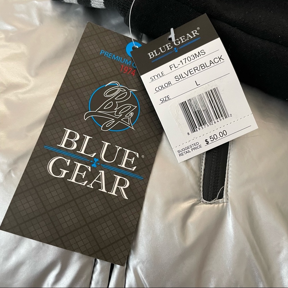 Blue Gear full zip jacket with hood size Large - Picture 9 of 11